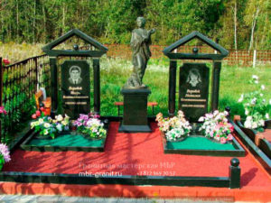 установка памятника на кладбище